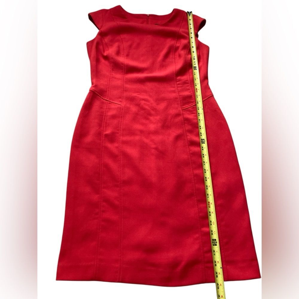 Women’s Mario Serrani red sheath dress 10 made in Italy pin up wedding guest - Picture 9 of 15
